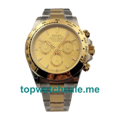 UK Swiss Made Replica Rolex Daytona Cosmograph With Champagne Dials For Sale