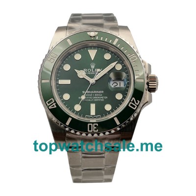 UK Perfect Replica Rolex Submariner Date 116610LV 2018 N V8S Stainless Steel Green Dial Swiss 3135