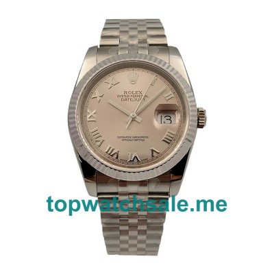 UK Best 1:1 Rolex Datejust 116234 Replica Watches With Rhodium Dials For Sale