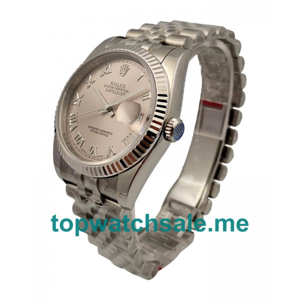 UK Best 1:1 Rolex Datejust 116234 Replica Watches With Rhodium Dials For Sale