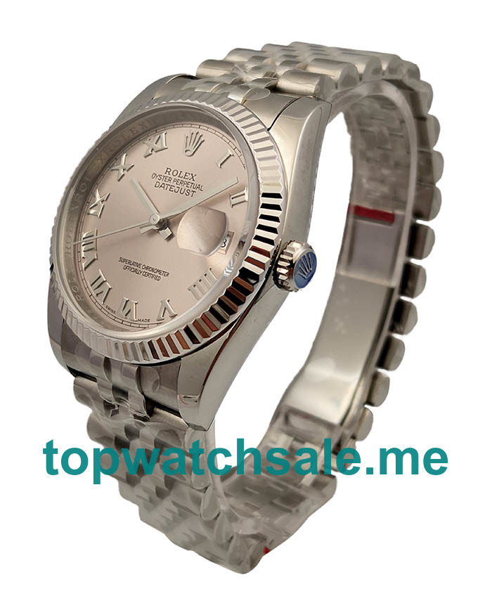 UK Best 1:1 Rolex Datejust 116234 Replica Watches With Rhodium Dials For Sale