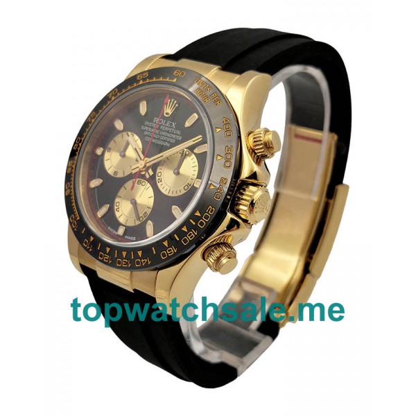 UK Perfect Replica Rolex Daytona Cosmograph Watches With Yellow Gold Cases For Sale