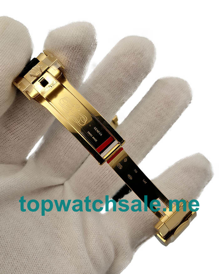 UK Perfect Replica Rolex Daytona Cosmograph Watches With Yellow Gold Cases For Sale