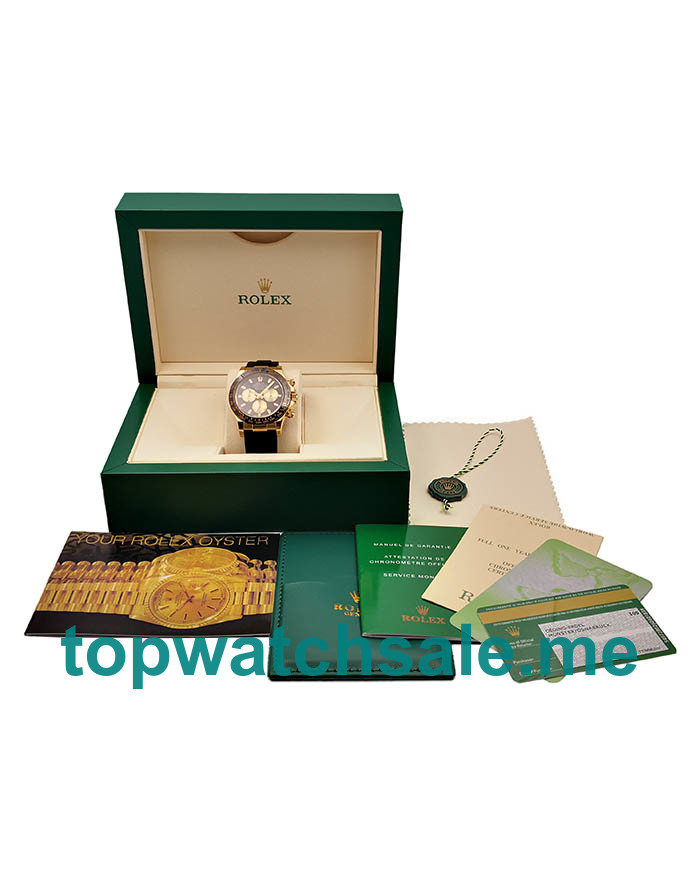 UK Perfect Replica Rolex Daytona Cosmograph Watches With Yellow Gold Cases For Sale