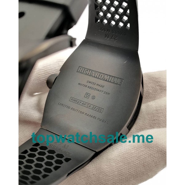 UK 1:1 Wholesale Replica Richard Mille RM027 - 48.00x39.70 MM Watches With Carbon Composite Cases