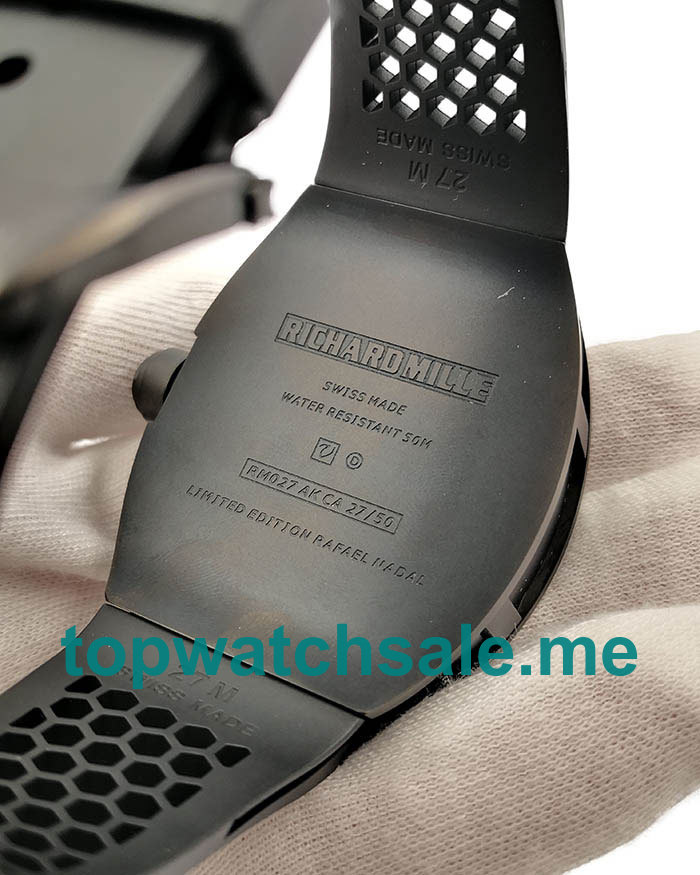 UK 1:1 Wholesale Replica Richard Mille RM027 - 48.00x39.70 MM Watches With Carbon Composite Cases