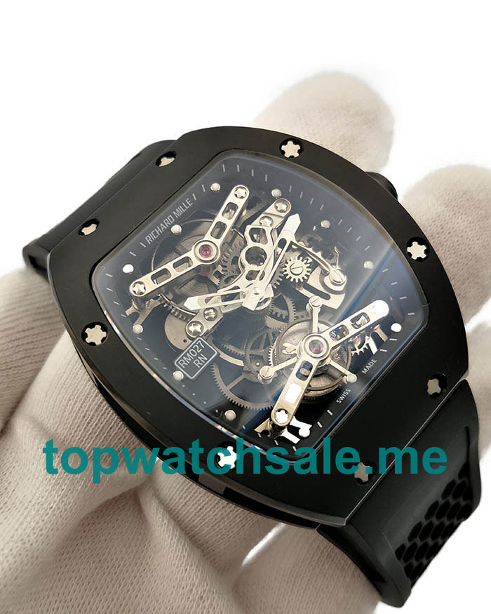 UK 1:1 Wholesale Replica Richard Mille RM027 - 48.00x39.70 MM Watches With Carbon Composite Cases