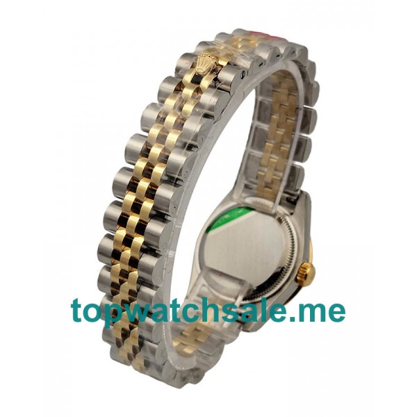 UK 26 MM Best Quality Rolex Lady-Datejust 179383 Replica Watches With Champagne Dials For Sale