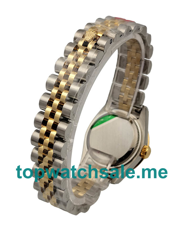 UK 26 MM Best Quality Rolex Lady-Datejust 179383 Replica Watches With Champagne Dials For Sale