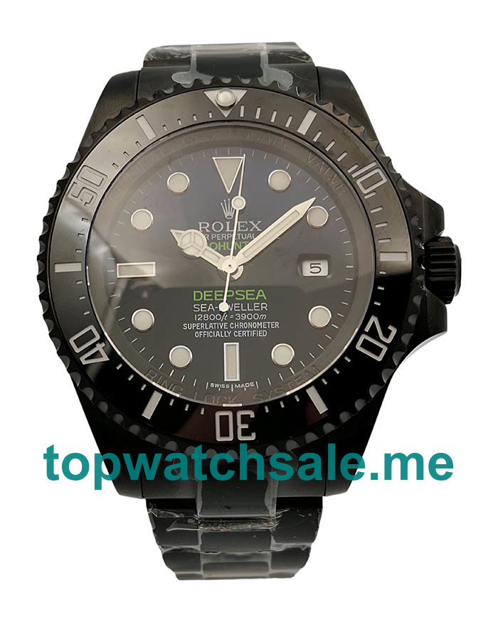 UK High Quality Replica Rolex Deepsea 116660 Jacques Piccard V5 PVD D-Blue Dial Swiss 2836-2