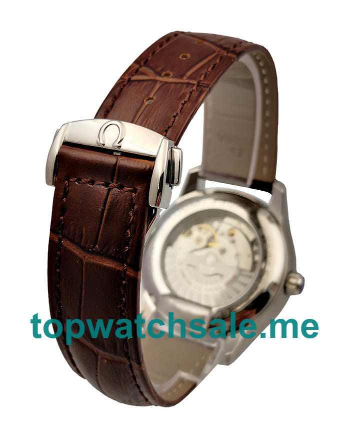 UK Best 1:1 Omega De Ville Hour Vision 431.10.41.21.003 Fake Watches with Brown Dials