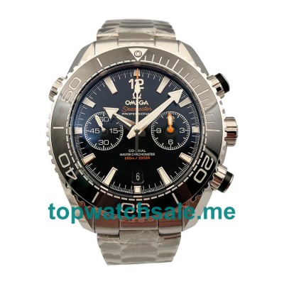 UK 1:1 Perfect Omega Seamaster Planet Ocean 215.30.46.51.01.001 Replica Watches With Black Dials 