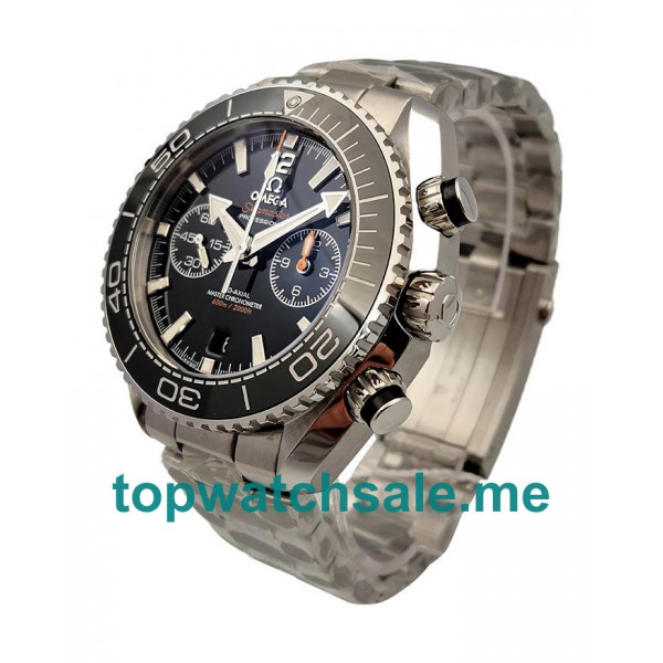 UK 1:1 Perfect Omega Seamaster Planet Ocean 215.30.46.51.01.001 Replica Watches With Black Dials 