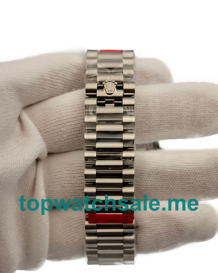 UK Best 1:1 40MM Rolex Day-Date 228206 Replica Watches With Ice Blue Dials For Men