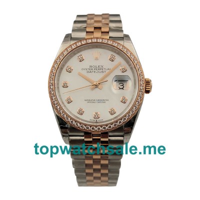 UK Best Quality Rolex Datejust 116233 Replica Watches With Mother-Of-Pearl Dials For Men