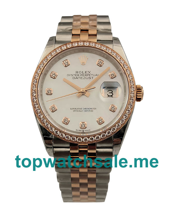 UK Best Quality Rolex Datejust 116233 Replica Watches With Mother-Of-Pearl Dials For Men