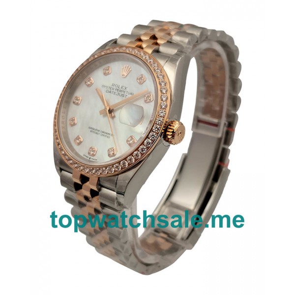 UK Best Quality Rolex Datejust 116233 Replica Watches With Mother-Of-Pearl Dials For Men