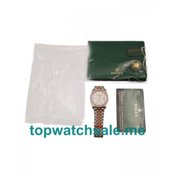 UK Best Quality Rolex Datejust 116233 Replica Watches With Mother-Of-Pearl Dials For Men