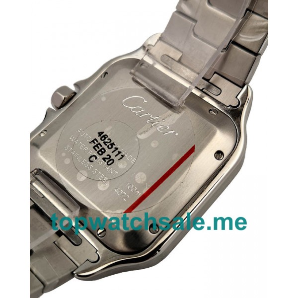 UK Best 1:1 Cartier Santos WSSA0013 Replica Watches With Blue Dials For Sale