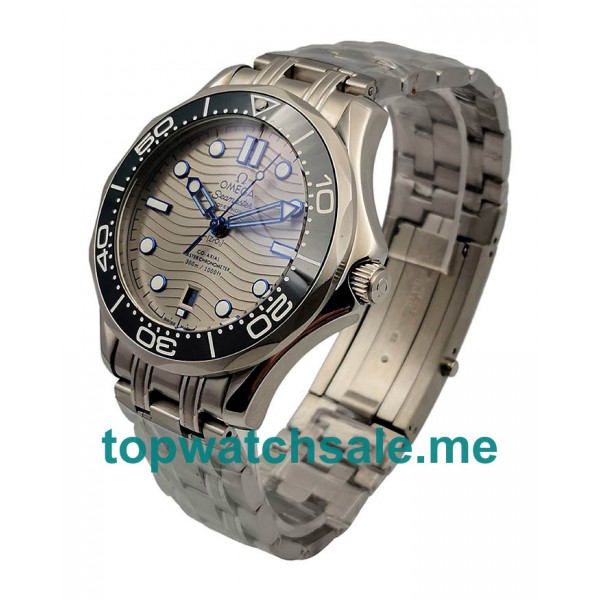 Best 1:1 Omega Seamaster 300 M 210.30.42.20.06.001 Replica Watches With Gray Dials For Men