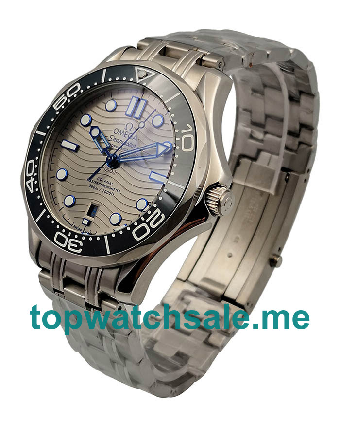 Best 1:1 Omega Seamaster 300 M 210.30.42.20.06.001 Replica Watches With Gray Dials For Men