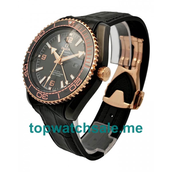 UK High Quality Fake Omega Seamaster Planet Ocean 215.63.46.22.01.001 With Black Dials For Sale