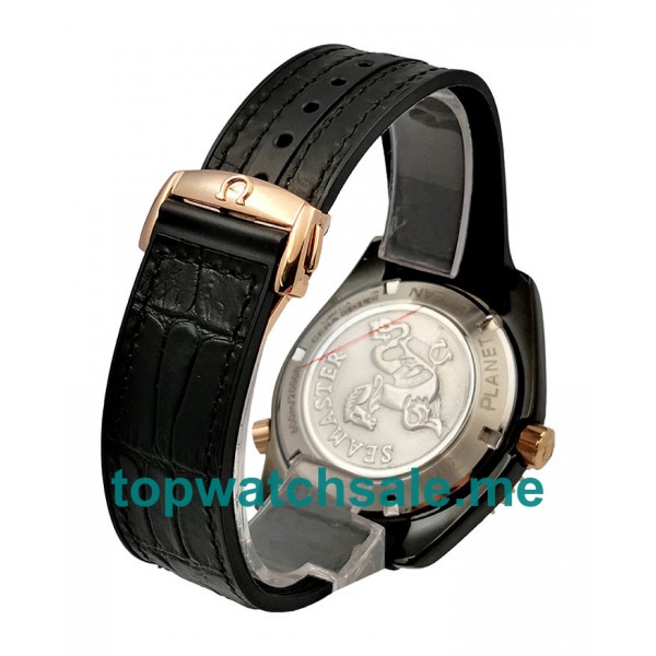 UK High Quality Fake Omega Seamaster Planet Ocean 215.63.46.22.01.001 With Black Dials For Sale