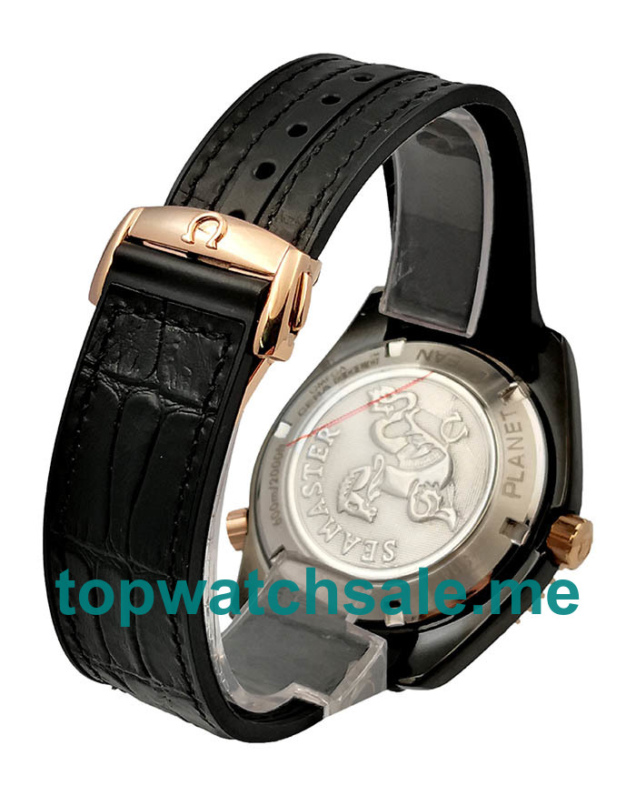 UK High Quality Fake Omega Seamaster Planet Ocean 215.63.46.22.01.001 With Black Dials For Sale