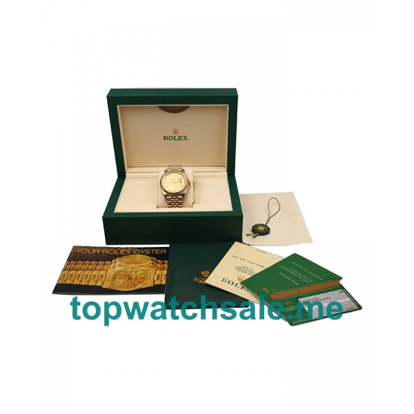 Replica Rolex Datejust II 116333 41MM EW Stainless Steel & Yellow Gold Champagne Dial Swiss 3136