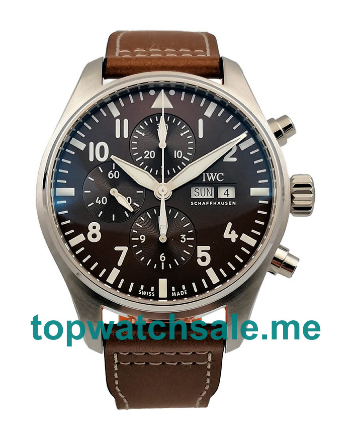 UK IWC Pilots IW377714 Watches With Steel Cases For Men