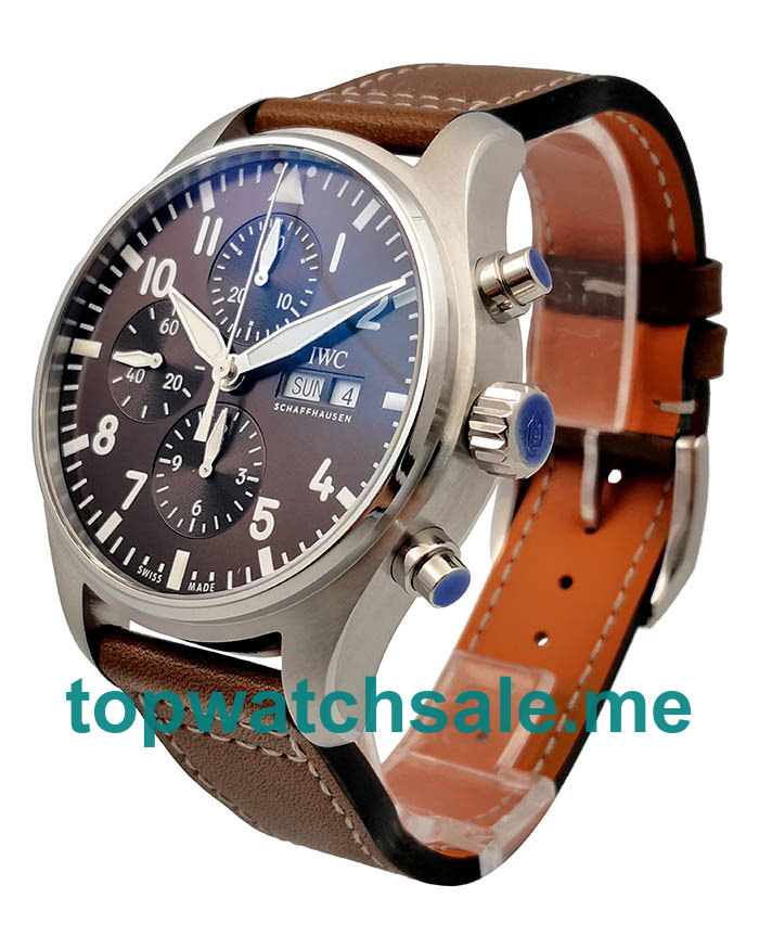 UK IWC Pilots IW377714 Watches With Steel Cases For Men