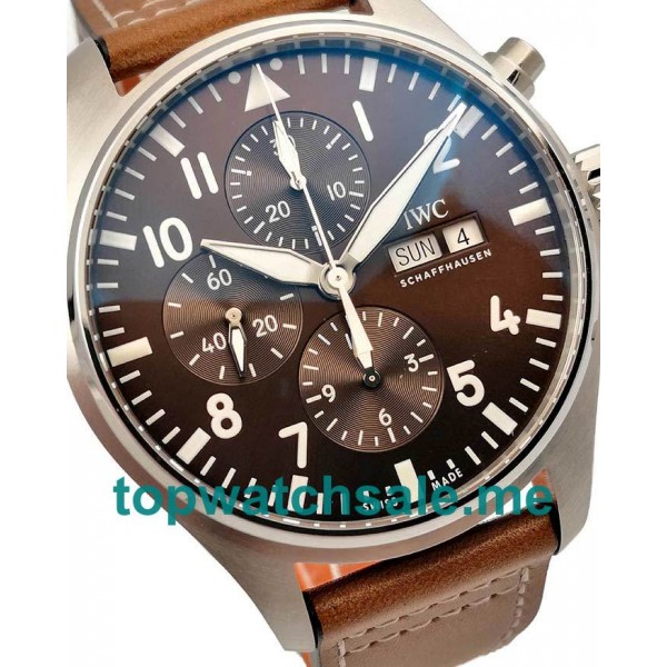 UK IWC Pilots IW377714 Watches With Steel Cases For Men