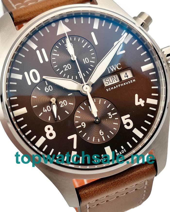 UK IWC Pilots IW377714 Watches With Steel Cases For Men