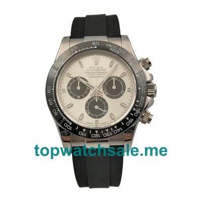 UK Swiss Made Replica Rolex Daytona Cosmograph 116519LN JH Watches With Silver Dials For Men