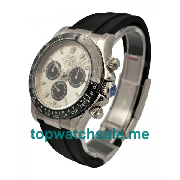 UK Swiss Made Replica Rolex Daytona Cosmograph 116519LN JH Watches With Silver Dials For Men