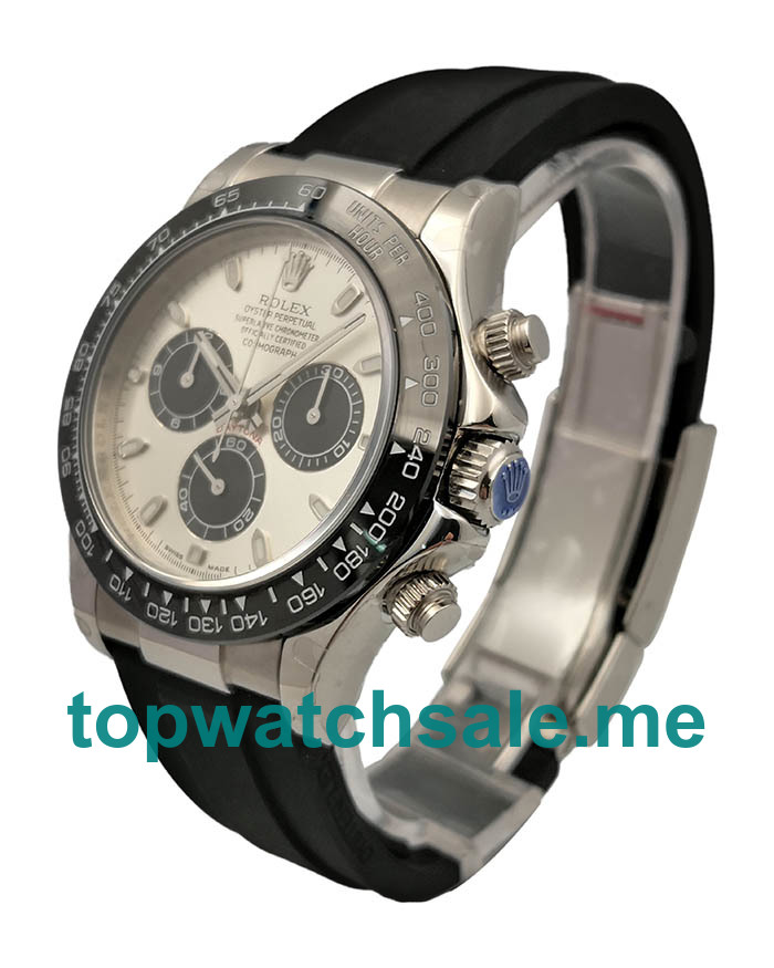 UK Swiss Made Replica Rolex Daytona Cosmograph 116519LN JH Watches With Silver Dials For Men