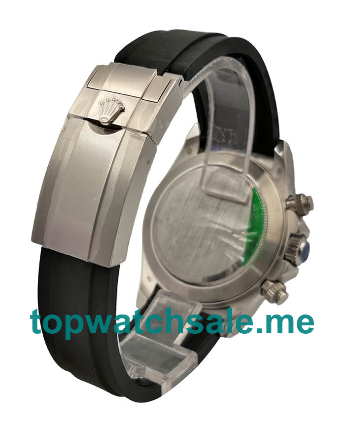 UK Swiss Made Replica Rolex Daytona Cosmograph 116519LN JH Watches With Silver Dials For Men