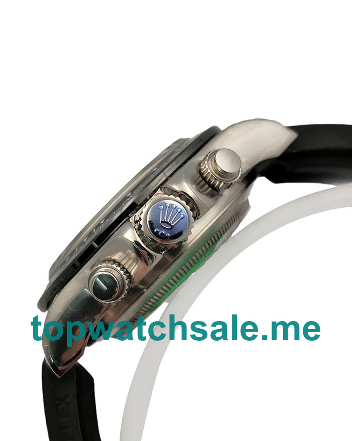 UK Swiss Made Replica Rolex Daytona Cosmograph 116519LN JH Watches With Silver Dials For Men