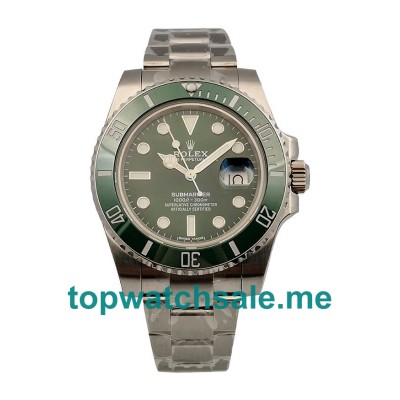 UK Perfect Replica Rolex Submariner Date 116610LV 2018 N V9S Stainless Steel 904L Green Dial Swiss 3135