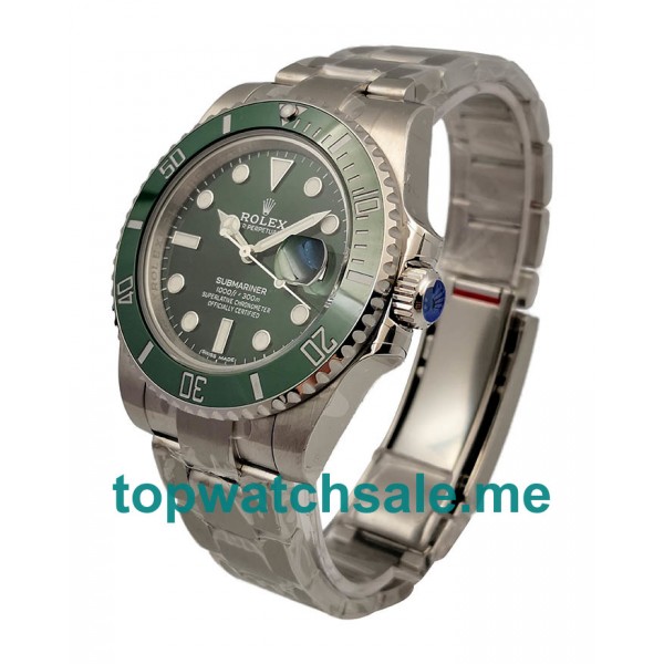 Replica Rolex Submariner Date 116610LV 2018 N V9S Stainless Steel 904L Green Dial Swiss 3135