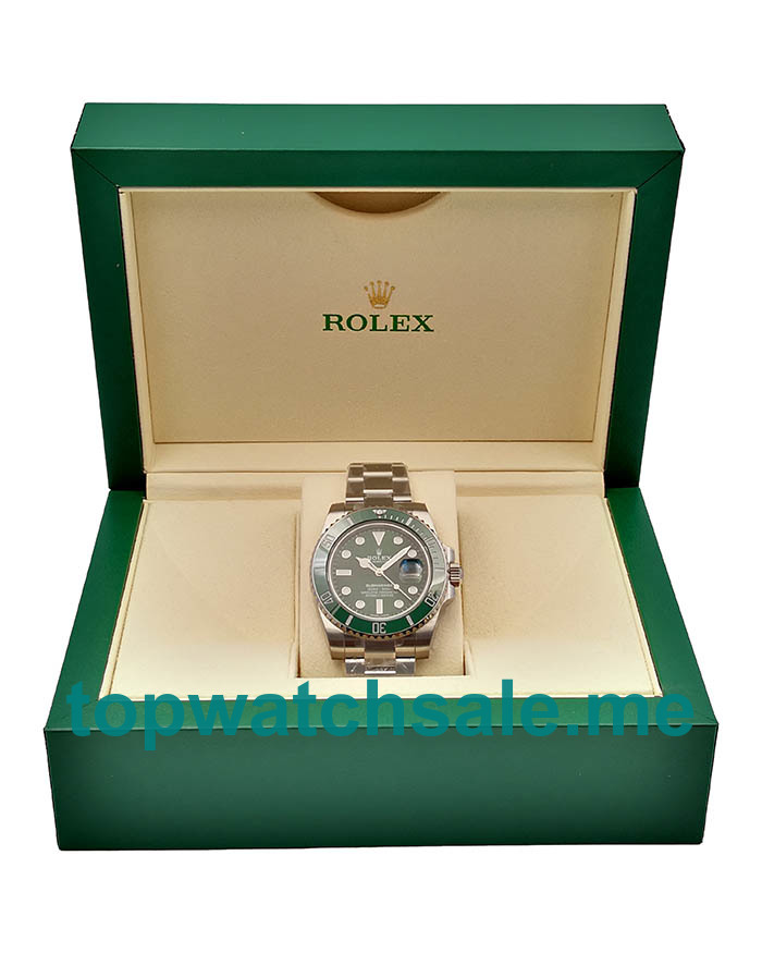 UK Perfect Replica Rolex Submariner Date 116610LV 2018 N V9S Stainless Steel 904L Green Dial Swiss 3135