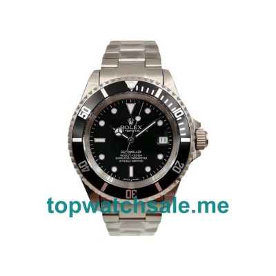 UK Best 1:1 40 MM Rolex Sea-Dweller 116600 Replica Watches With Black Dials For Men