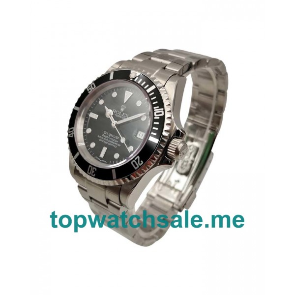 UK Best 1:1 40 MM Rolex Sea-Dweller 116600 Replica Watches With Black Dials For Men