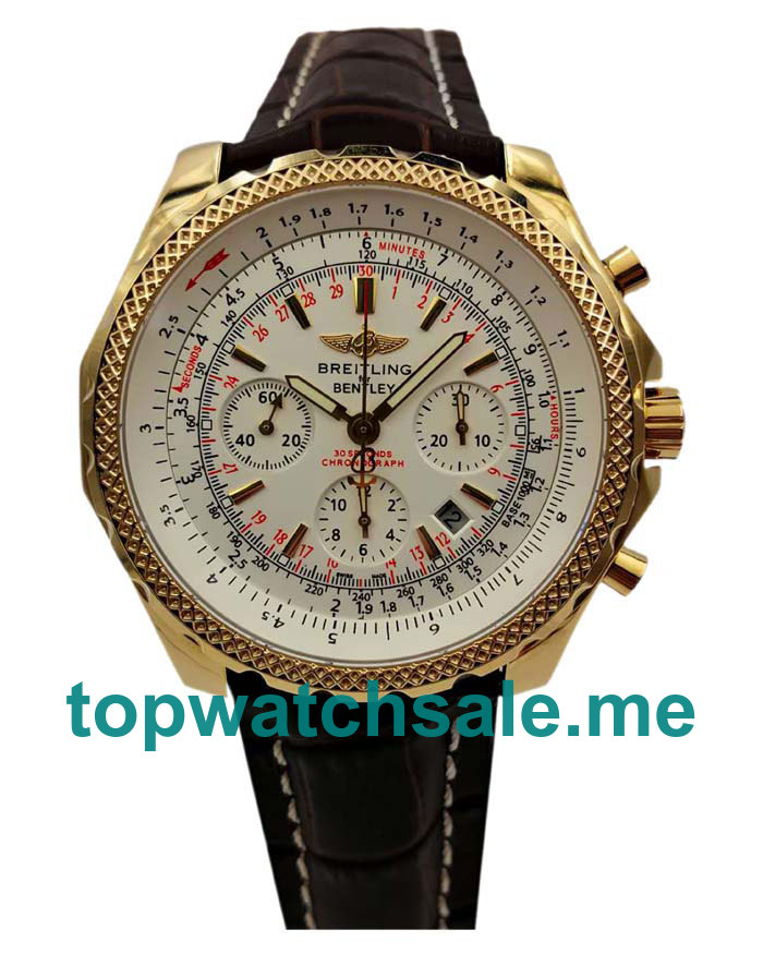 AAA Quality Breitling Bentley Motors A25362 Replica Watches With White Dials For Men