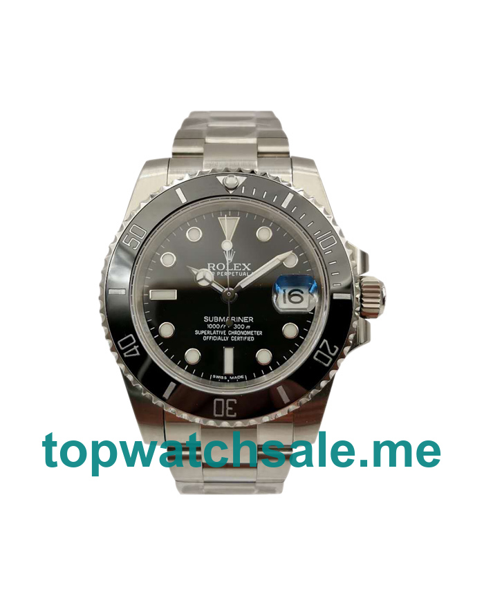 Best Quality 40 MM Rolex Submariner 116610LN Replica Watches With Black Dials For Men