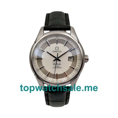 UK Best Quality Omega De Ville 431.33.41.21.02.001 Replica Watches With Silver Dials Online