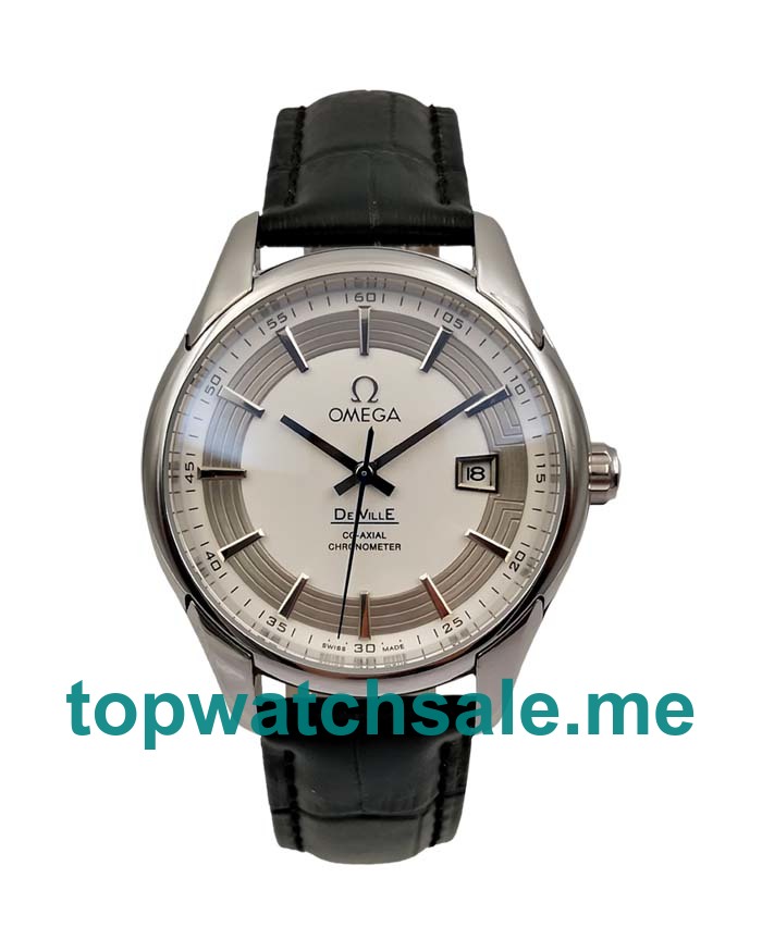 UK Best Quality Omega De Ville 431.33.41.21.02.001 Replica Watches With Silver Dials Online