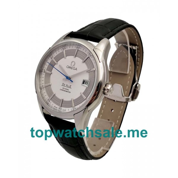 UK Best Quality Omega De Ville 431.33.41.21.02.001 Replica Watches With Silver Dials Online