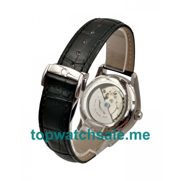 UK Best Quality Omega De Ville 431.33.41.21.02.001 Replica Watches With Silver Dials Online