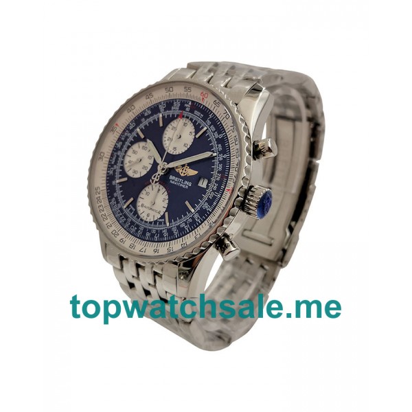 UK Best 1:1 43.5MM Breitling Navitimer A13324 Replica Watches With Blue Dials For Men